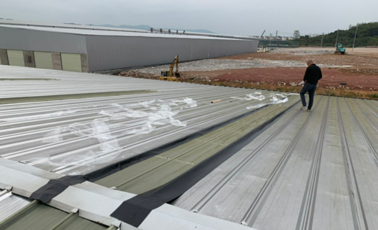 漳平厂房屋面防水维修案例